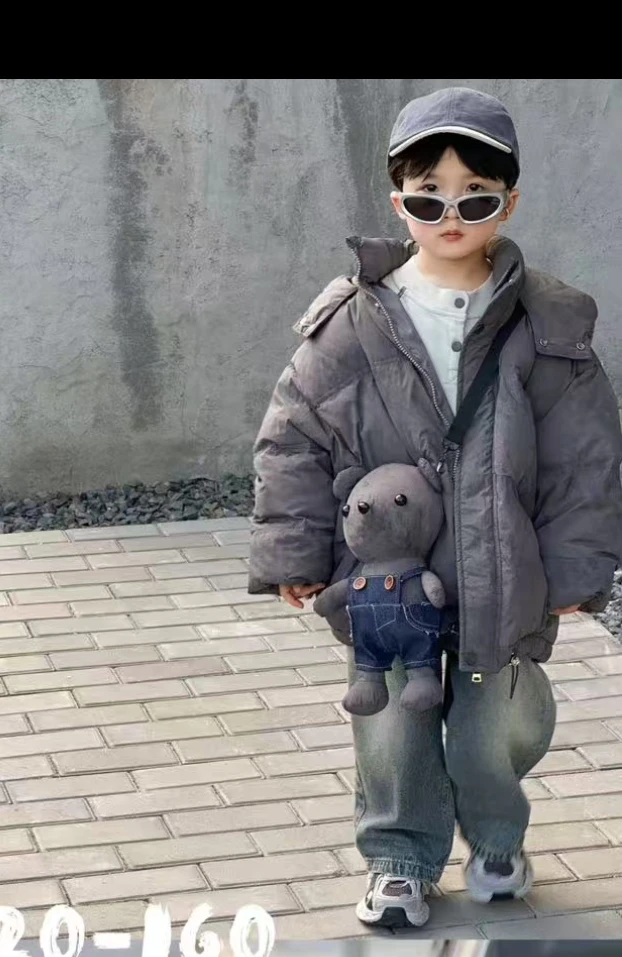 潮牌男童冬款2025新款儿童男孩冬装