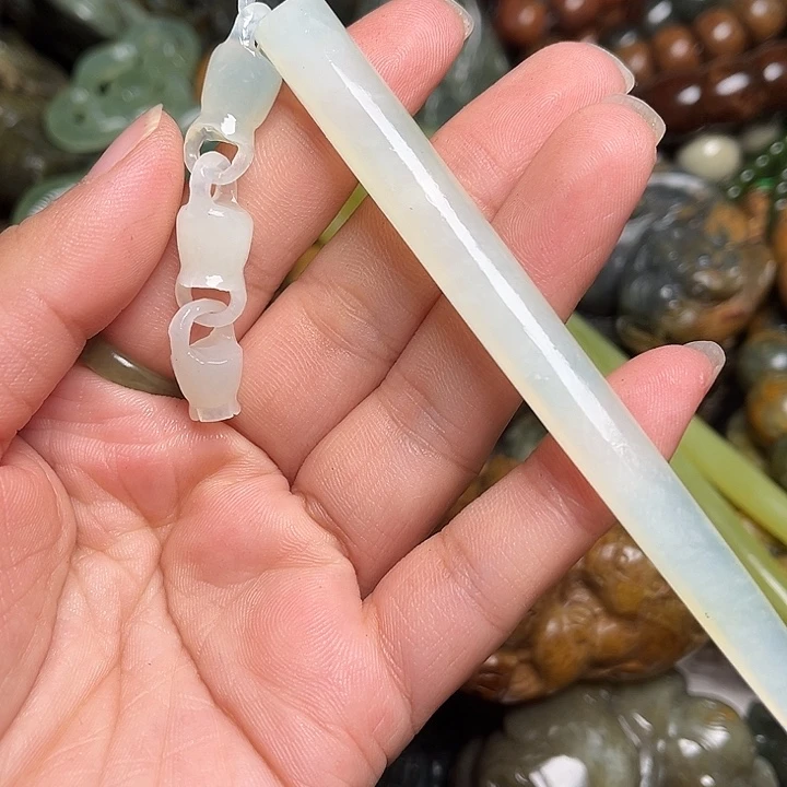 岫岩河磨玉（透闪石质玉）未镶嵌挂件