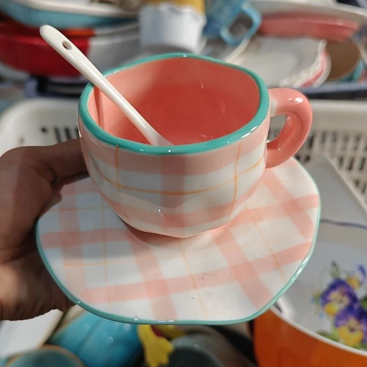 杯陶瓷杯碗盘微瑕疵介意慎拍