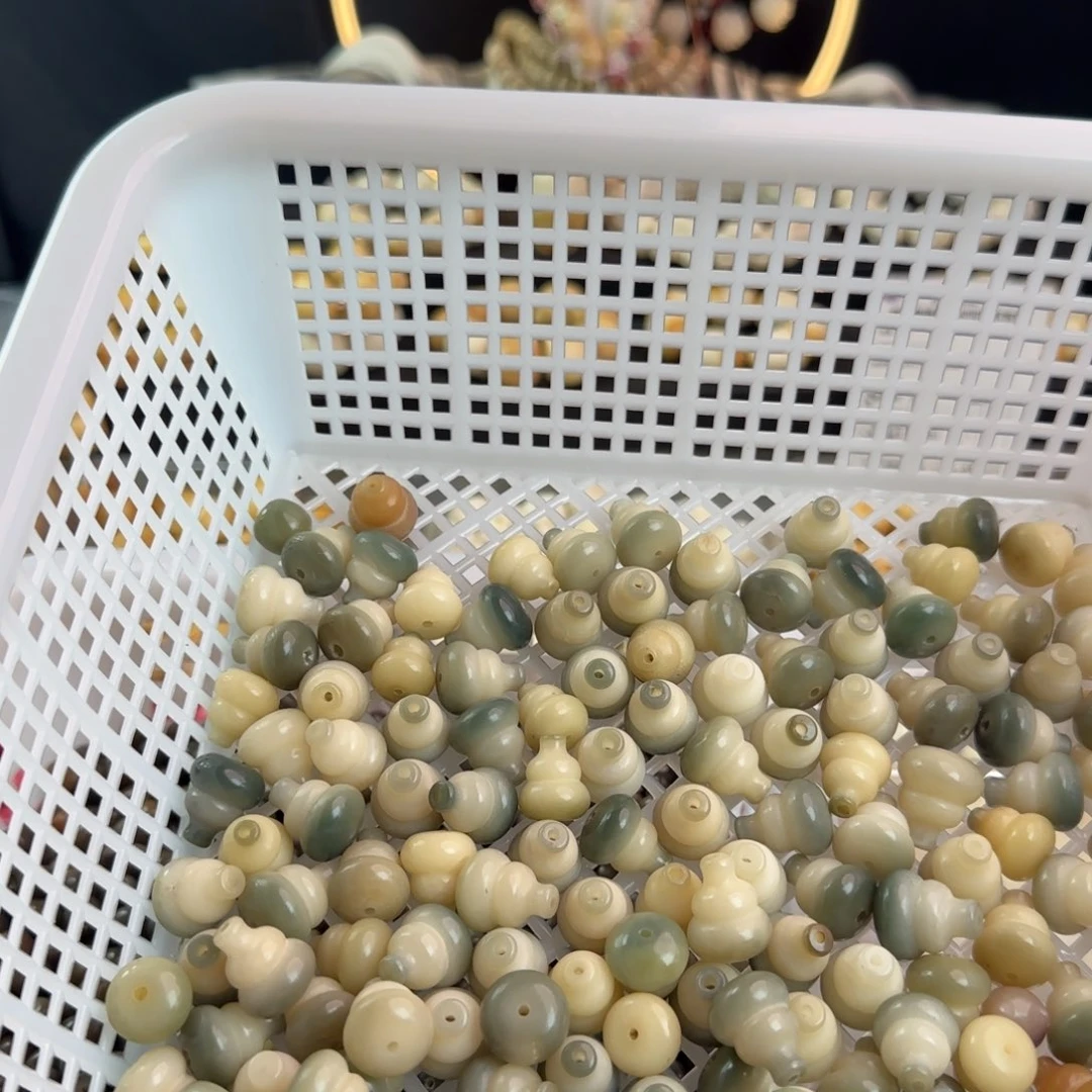 ****吊坠菩提根/象牙果瑕疵葫芦30颗奶灰猫爪50
