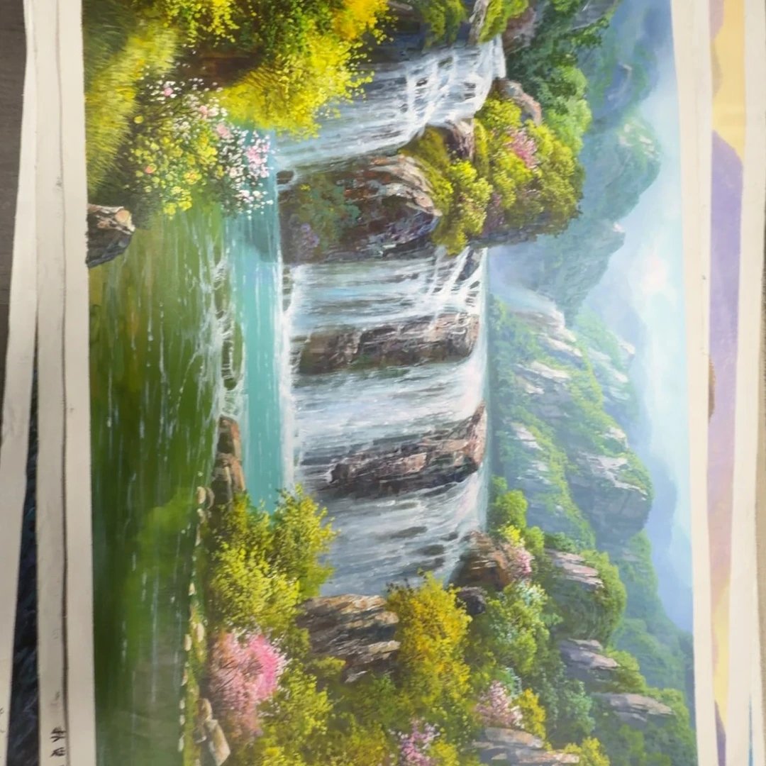 油画加油加油努力加油努力