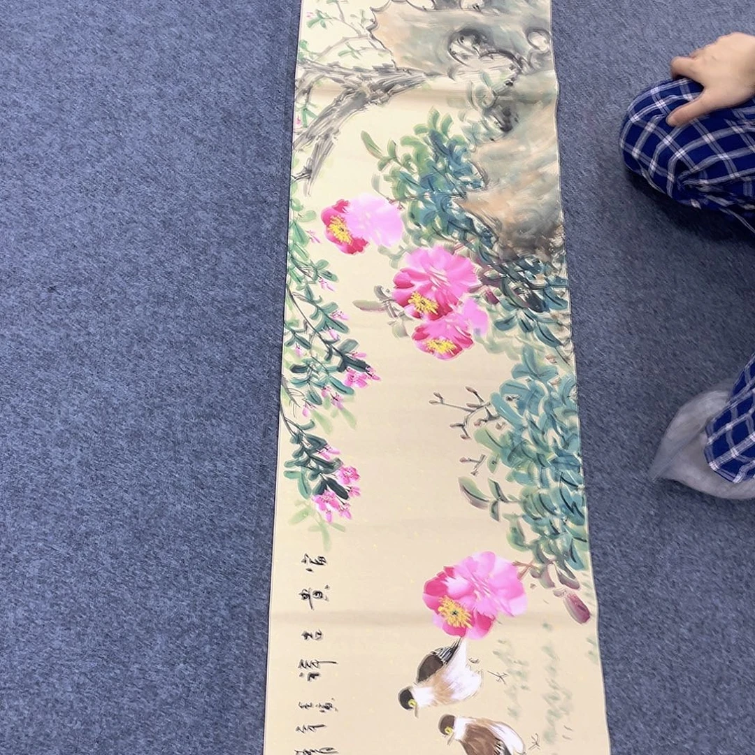 国画作品小姐姐放漏…