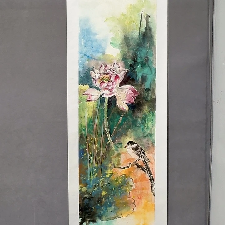 国画亲笔手绘放心去藏