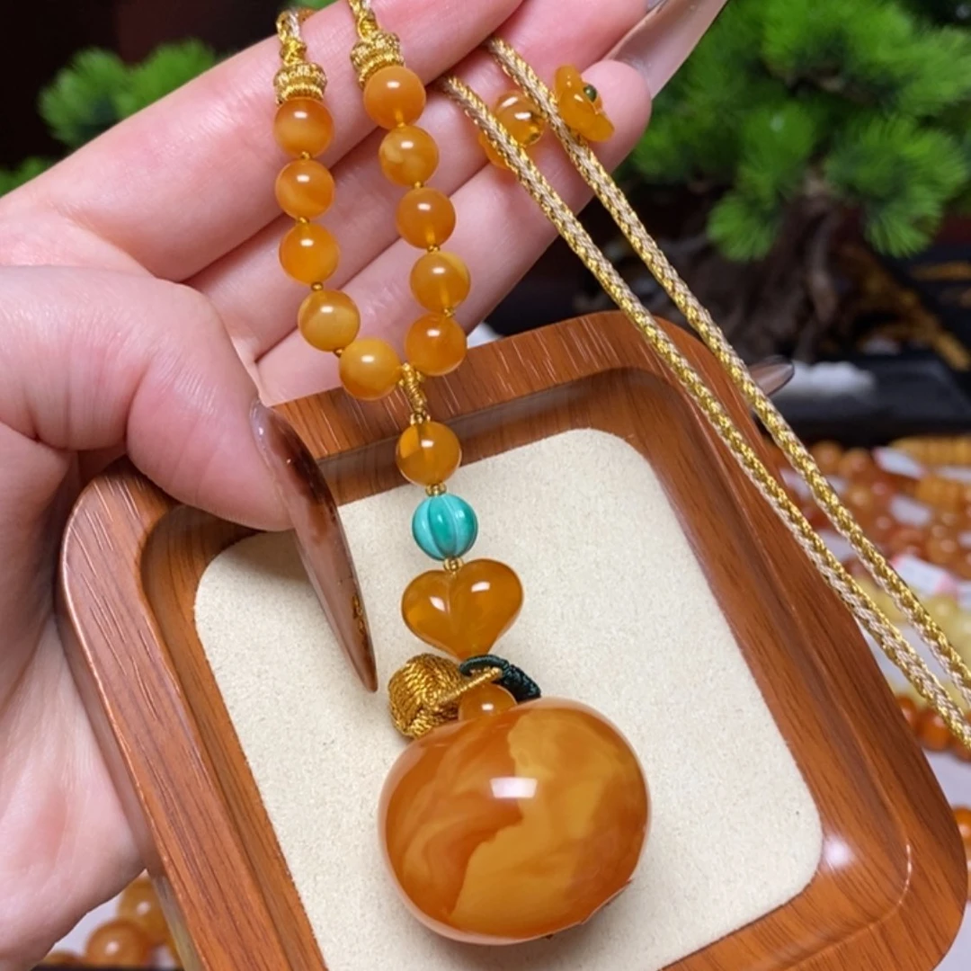 【闪购商品】蜜蜡颈饰未镶嵌项链