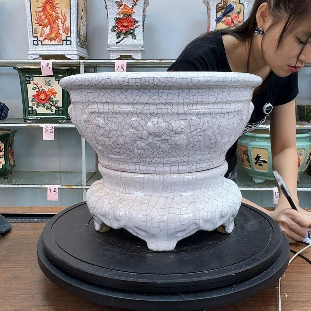 牛****活石湾盆180陶瓷