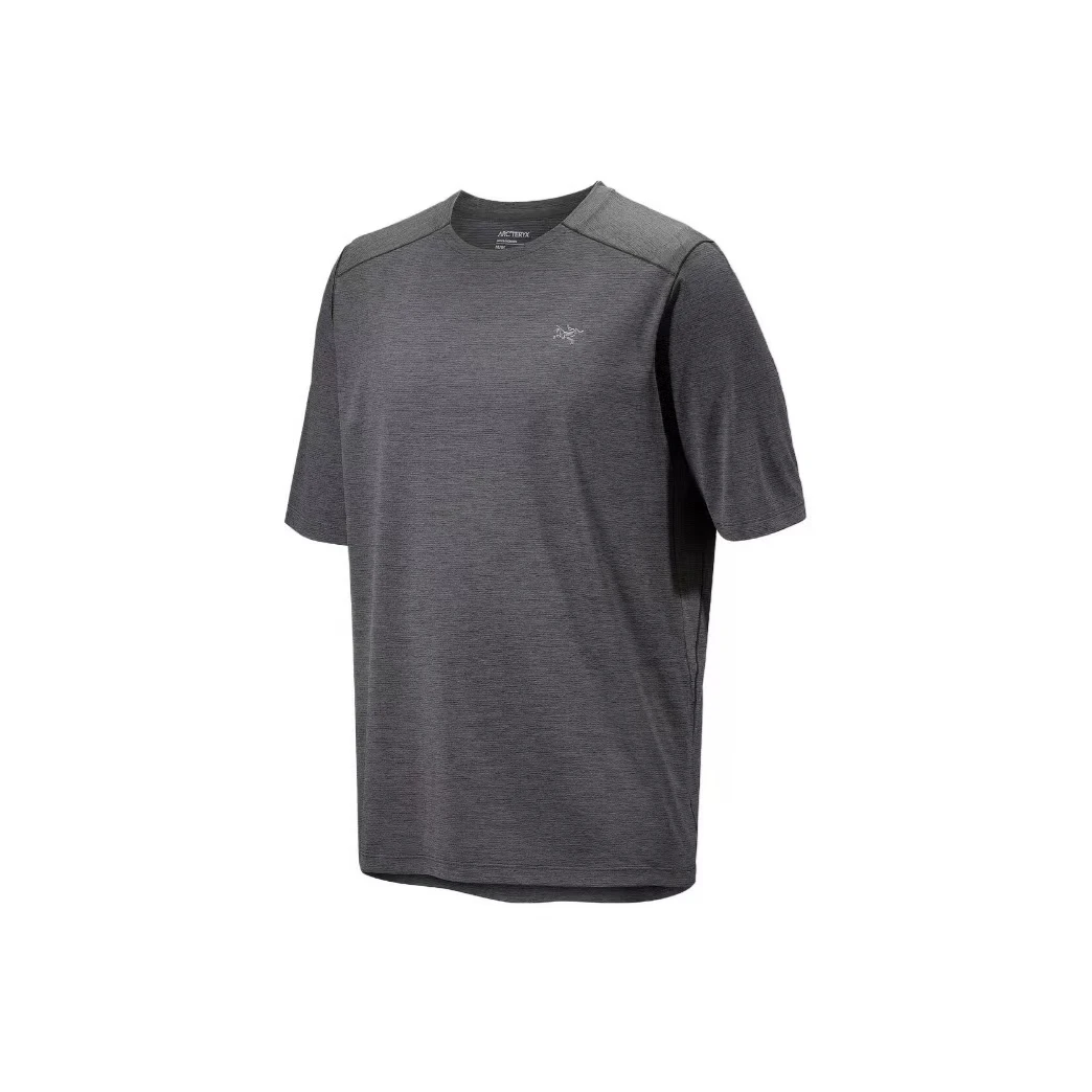 ARC'TERYX/始祖鸟 Cormac 系列 纯色Logo休闲圆领正肩短袖速干T恤