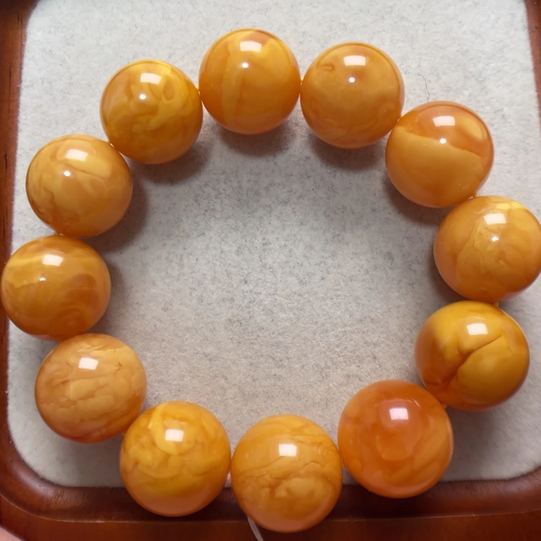 蜜蜡未镶嵌手串蜜蜡