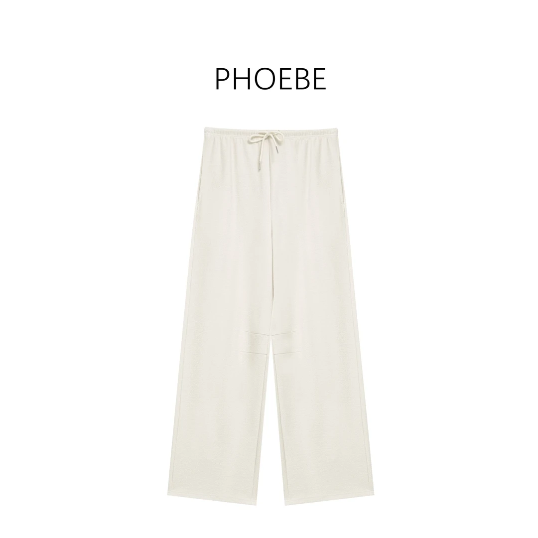 【镇店懒人卫裤】PHOEBE叶姐 简约设计纯色卫裤H50823029E