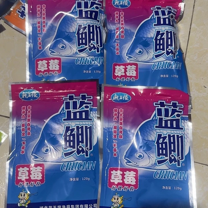 蓝鲫草莓味4袋120克