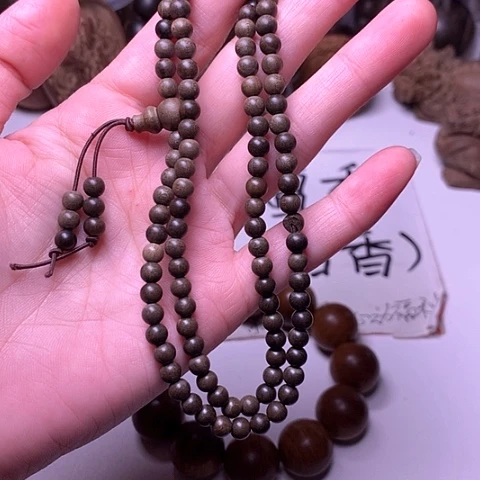 檀香木手串/手链檀香阴沉0,5/108多圈