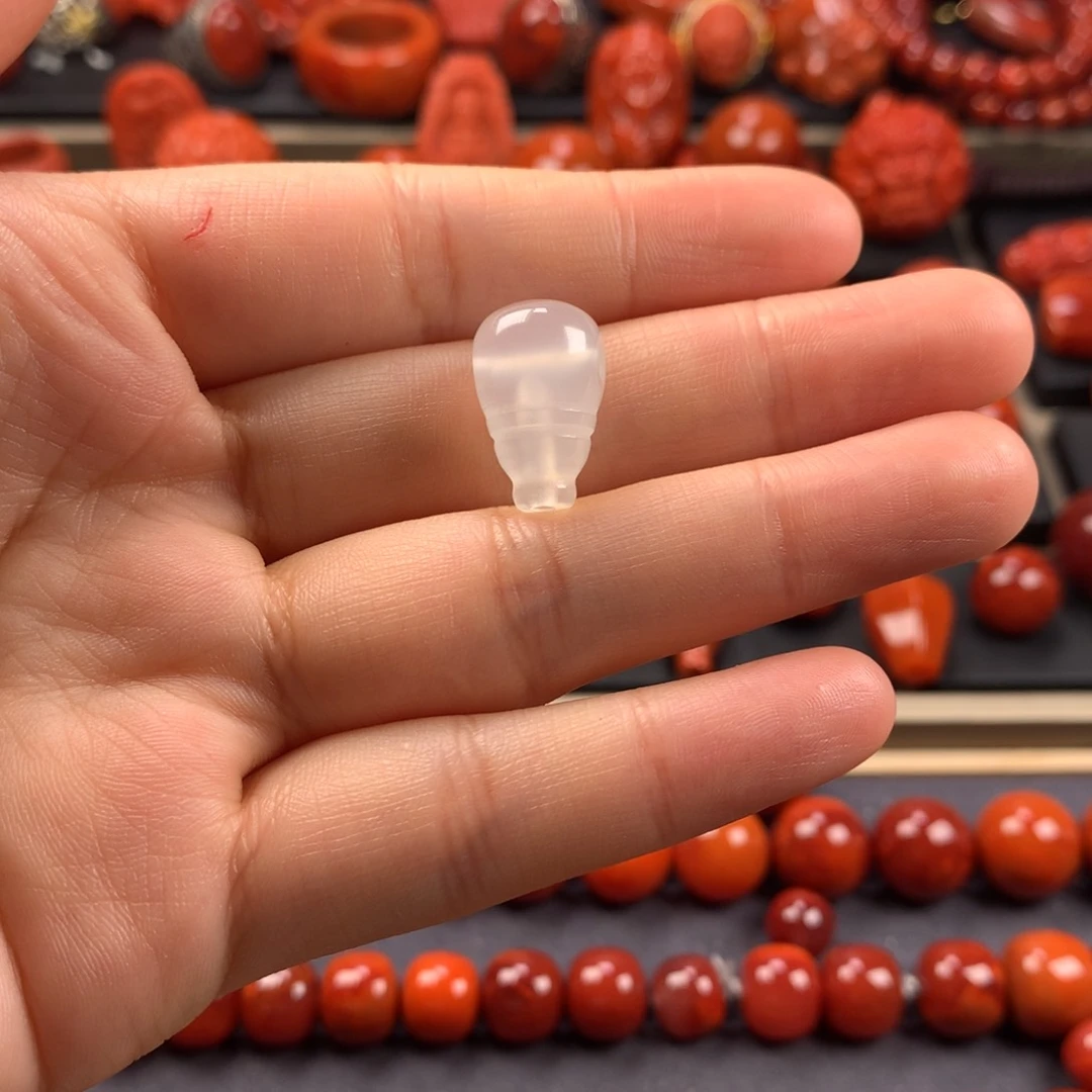 南红玛瑙未镶嵌荔枝冻11MM+