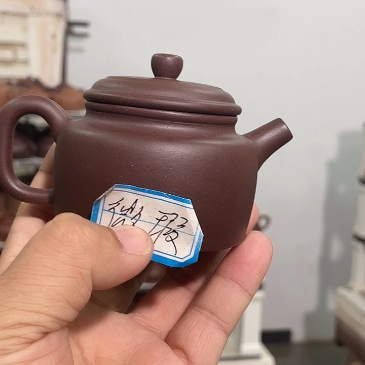 紫砂茶壶60目紫泥小德中140cc