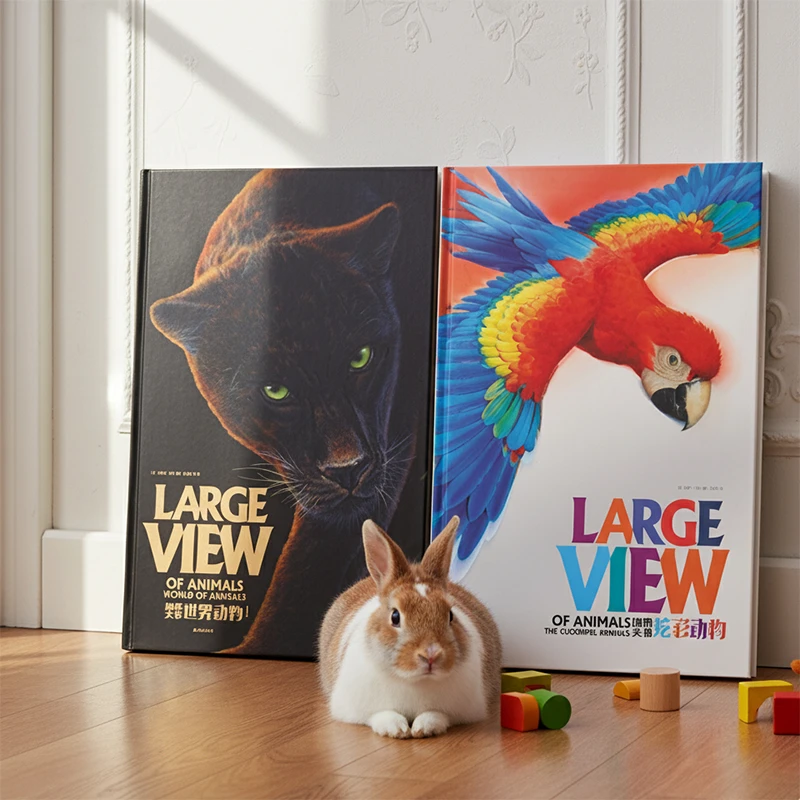 动物地板大书炫彩世界早教百科启蒙翻翻看绘本双11儿童百科全书