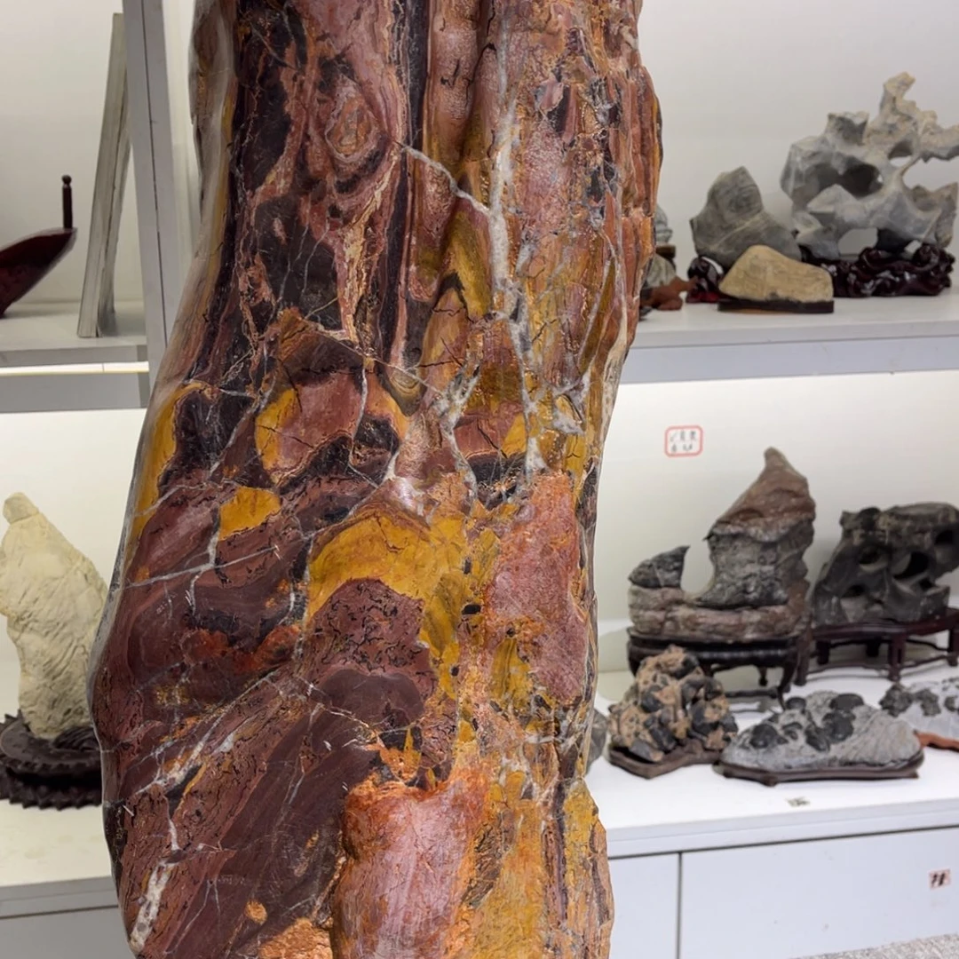 水***鲨石材灵璧亲密爱人是你爱吃