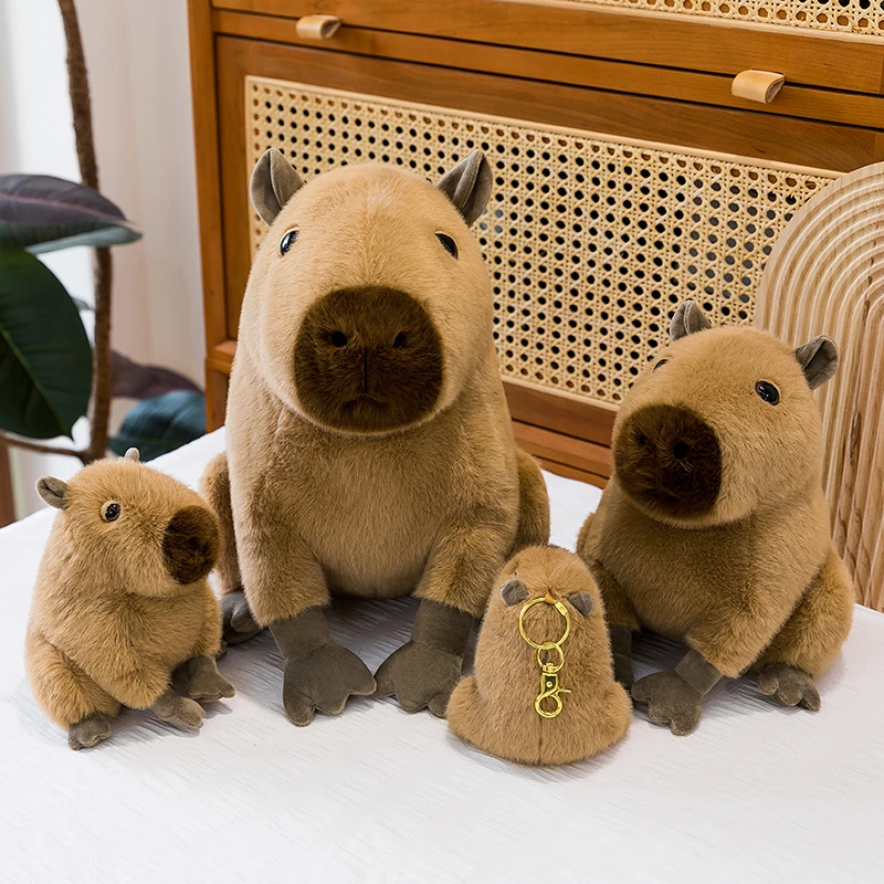 卡通卡皮巴拉毛绒玩具公仔娃娃女孩丑萌儿童沙发抱枕送生日礼物女