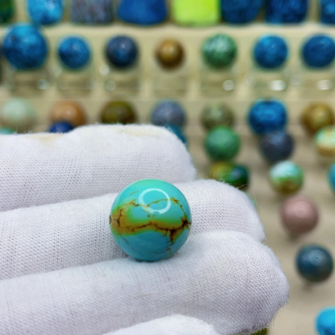 未镶嵌绿松石颈饰尺寸卡13.5