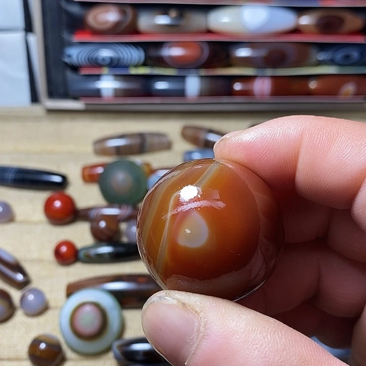 玛瑙/玉髓合金颈饰