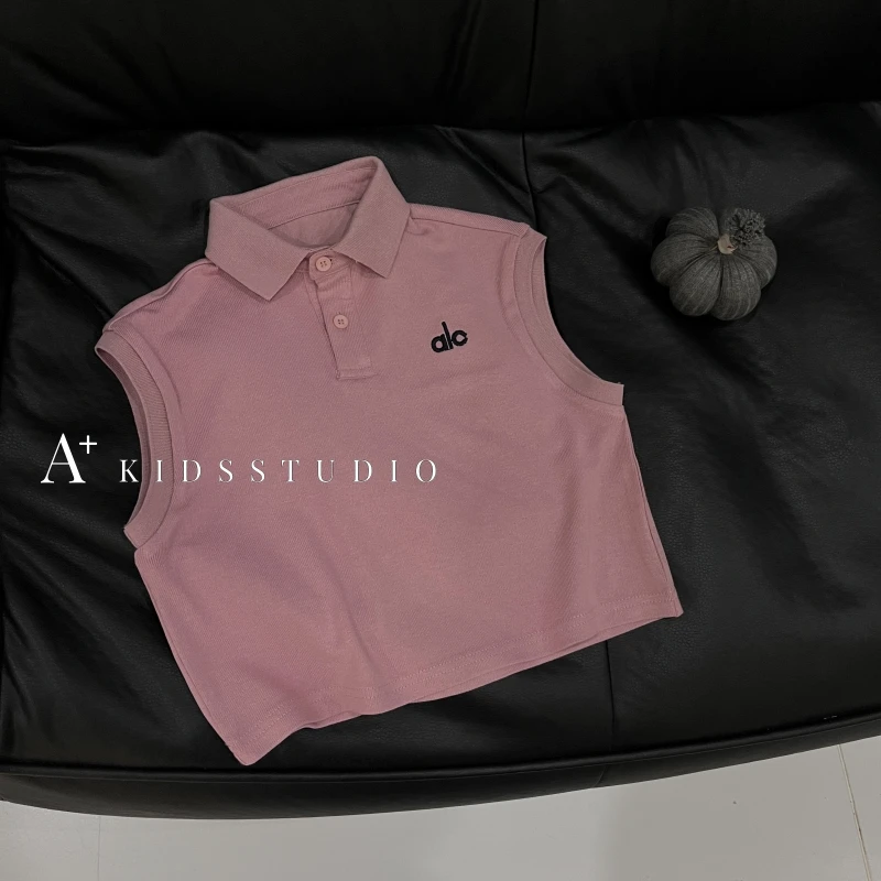 现货【文文妈】夏款儿童短袖polo休闲百搭夏季纯色翻领hyp2622韩版