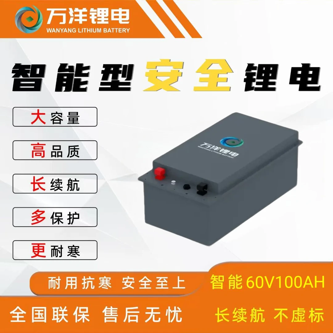万洋锂电磷酸铁锂100AH锂电池 三轮车用