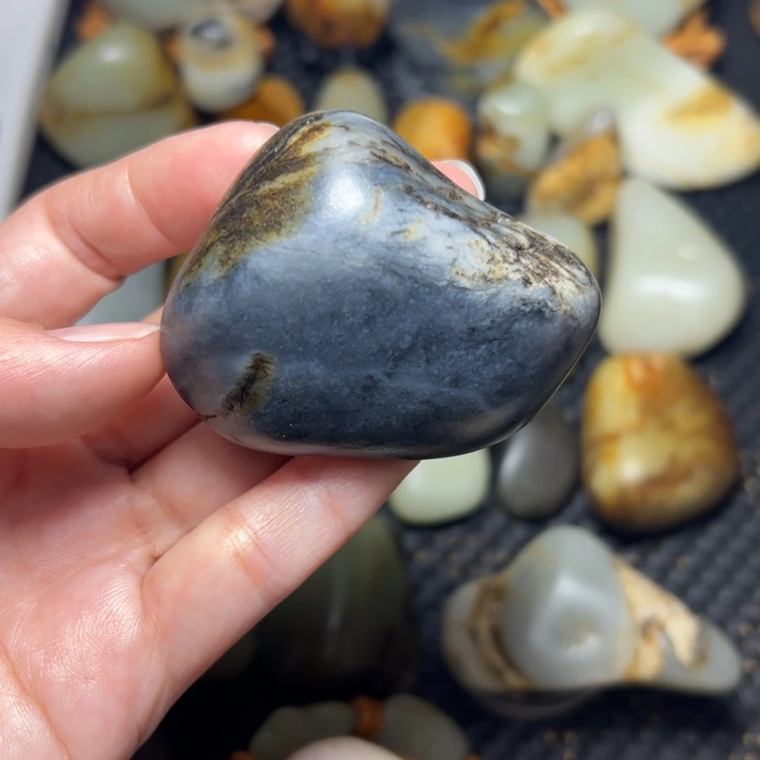 和田玉未镶嵌挂件19