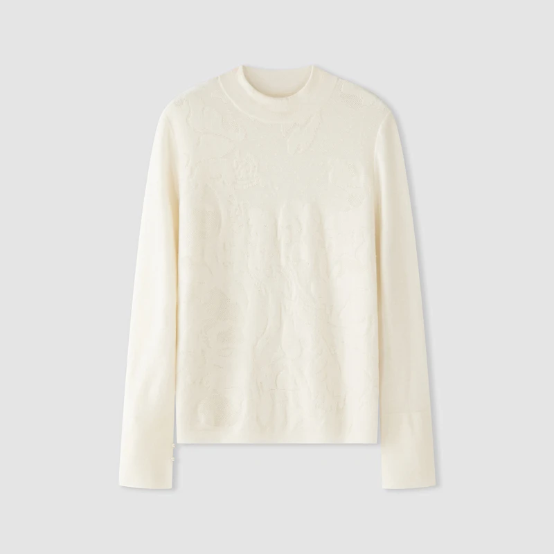 【冬姐自主品牌】VOR 100绵羊毛针织衫V25300639