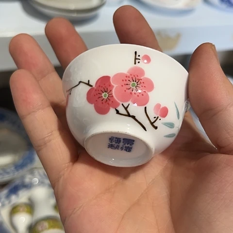 陶瓷手绘杯一个陶瓷