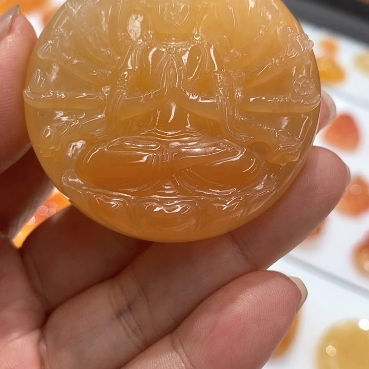 石英质玉（黄龙玉）未镶嵌黄龙玉