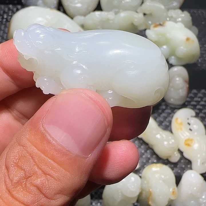 星***符和田玉未镶嵌吊坠(不含链)