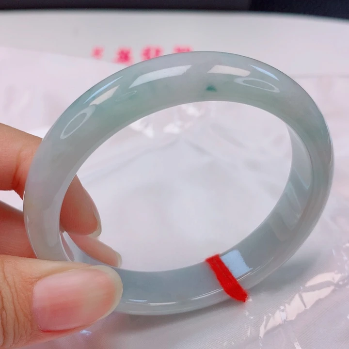 翡翠未镶嵌手镯55圈