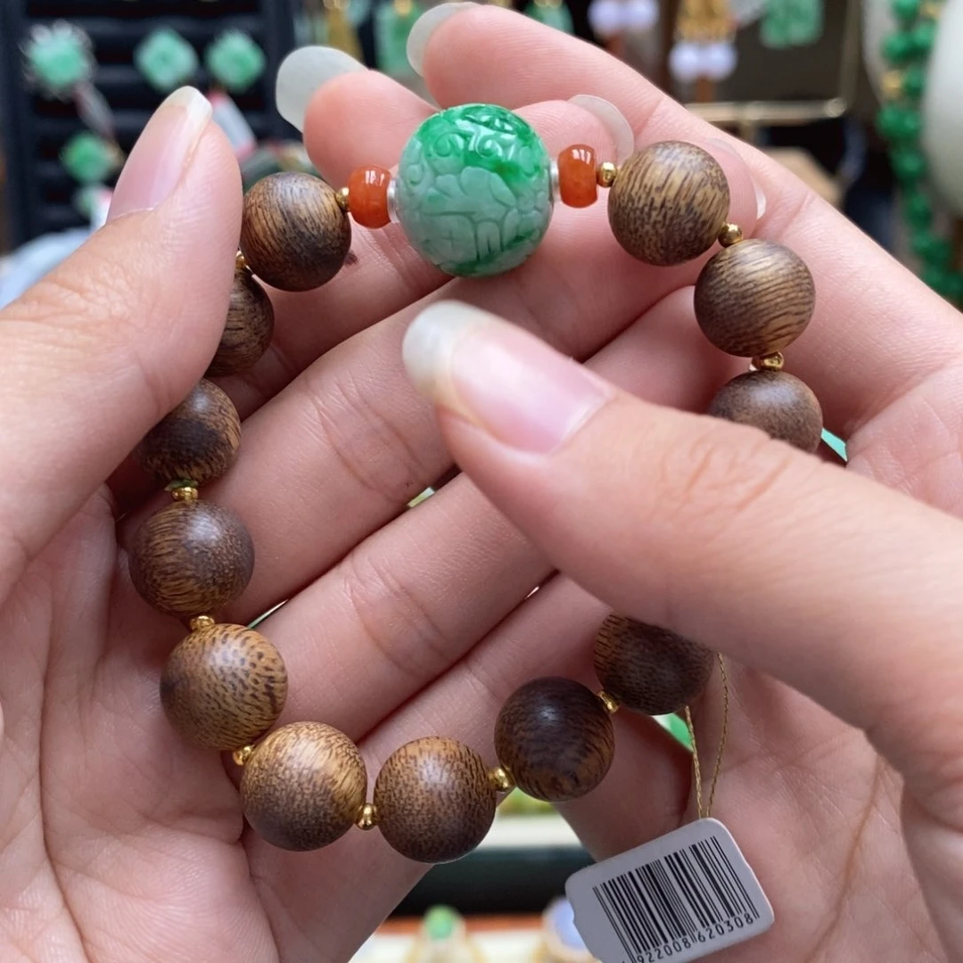 颈饰未镶嵌翡翠翡翠手链