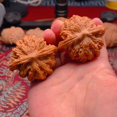 柔***，吊坠文玩核桃至尊虎