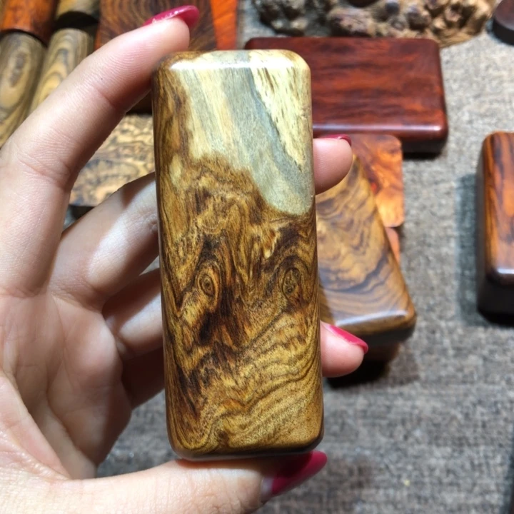 金***堂绒质实木红木木料手把