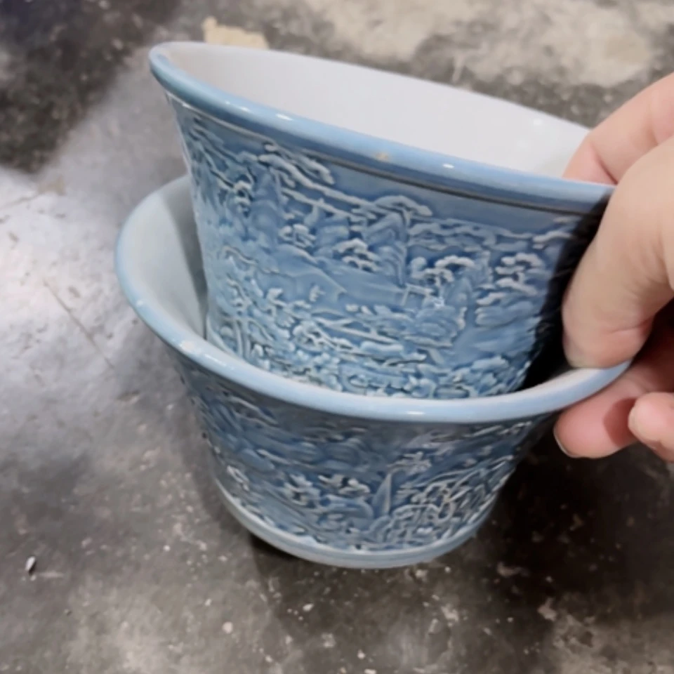 【闪购商品】紫砂茶盘十**心碗2个