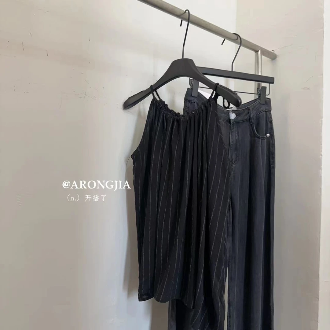 【ARONG阿荣家】上衣08879-黑色-F