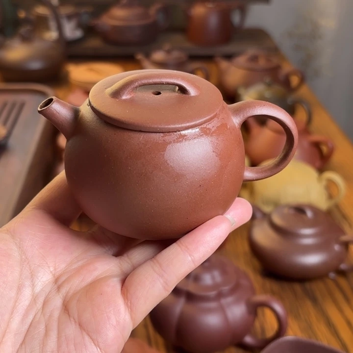 紫砂紫泥汉瓦130c