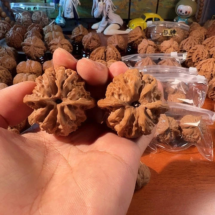 把件桃核41+苹果园全品100