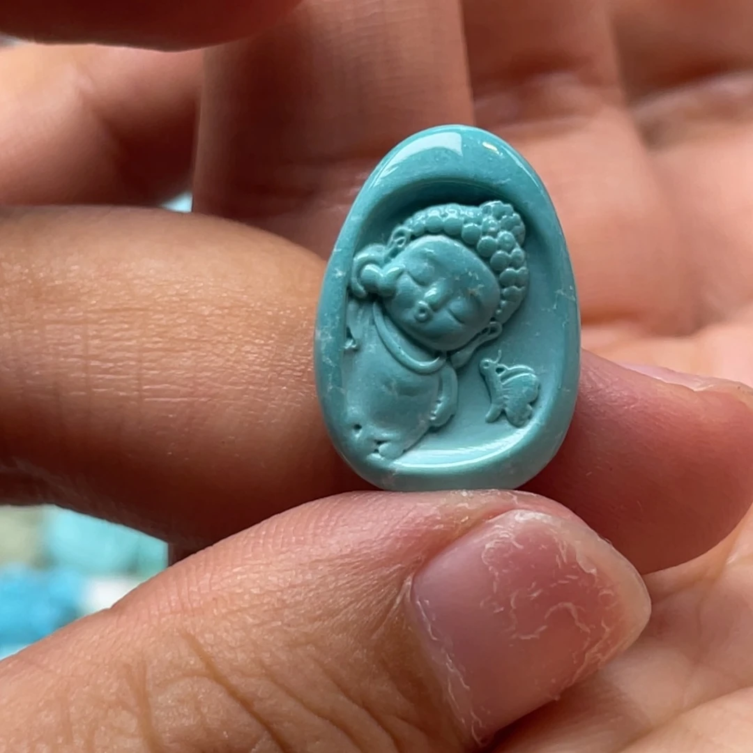 未镶嵌绿松石403绿松石