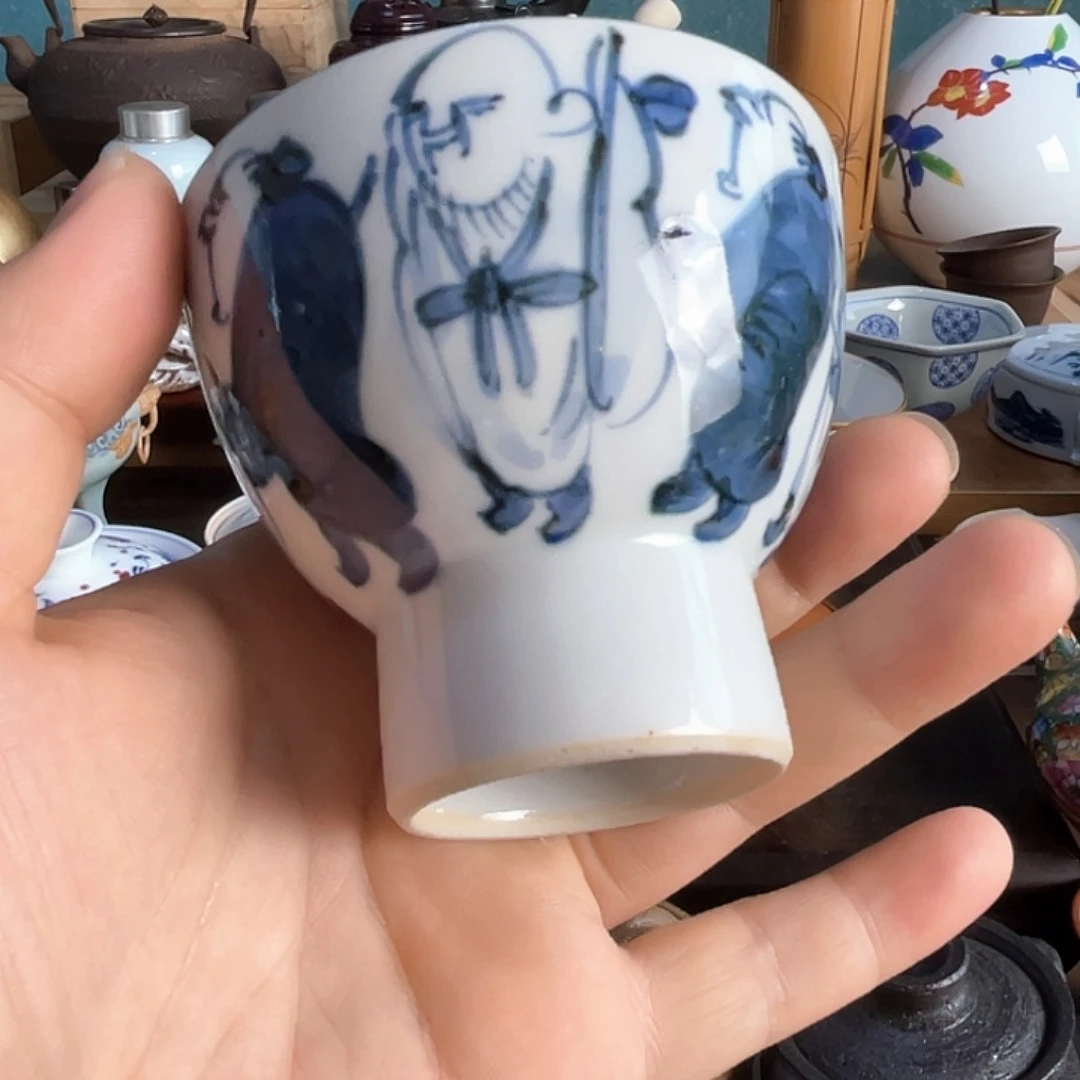 *****瓷片瑕疵木米一个杯子