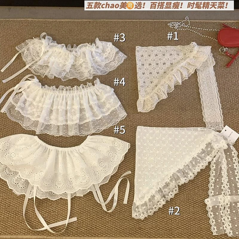 韩国ins芭蕾风蕾丝屁帘女2025新款时尚叠穿绑系裙摆搭配