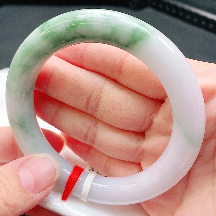 翡翠手镯未镶嵌圆条59