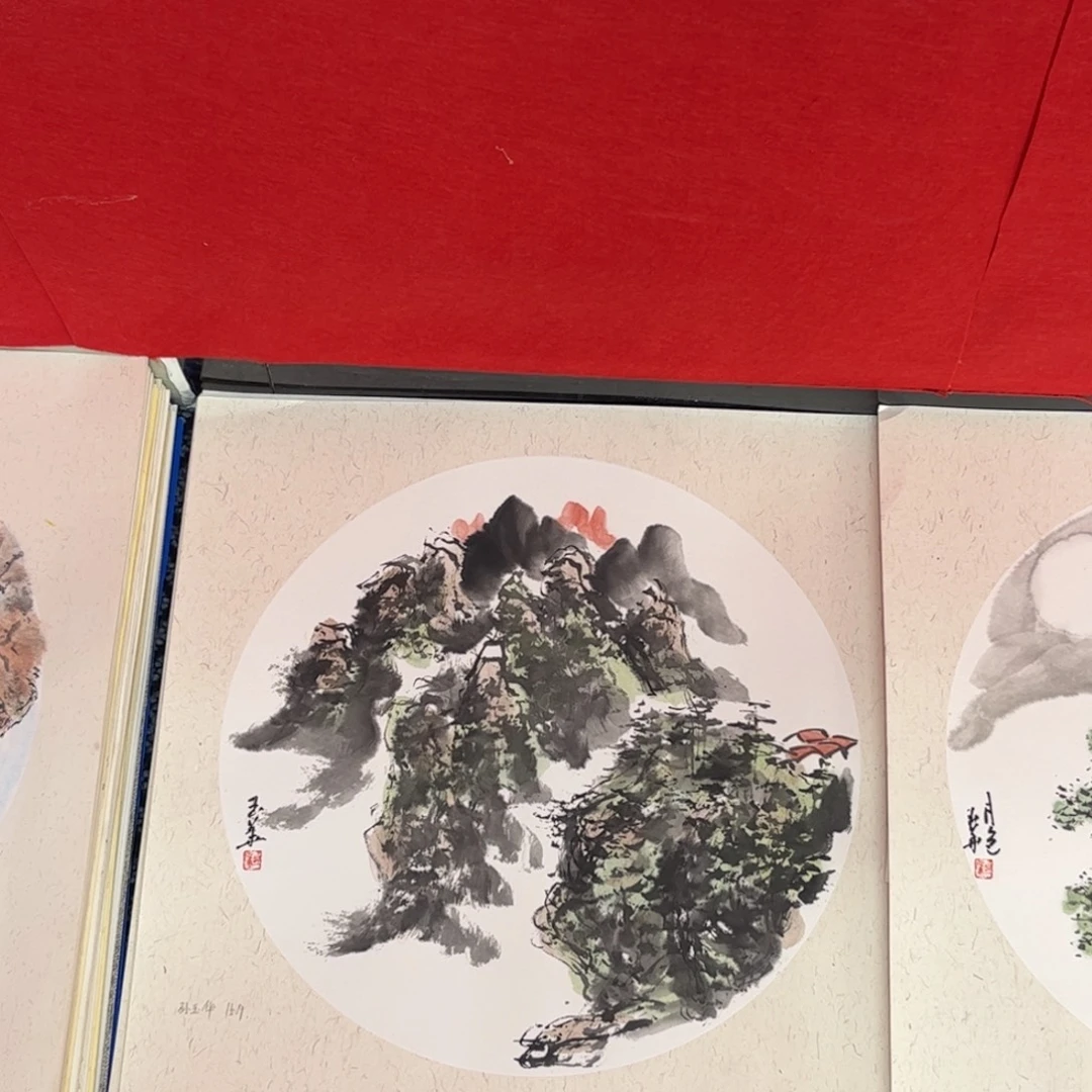 国画孙玉华老师三尺斗方山水琪