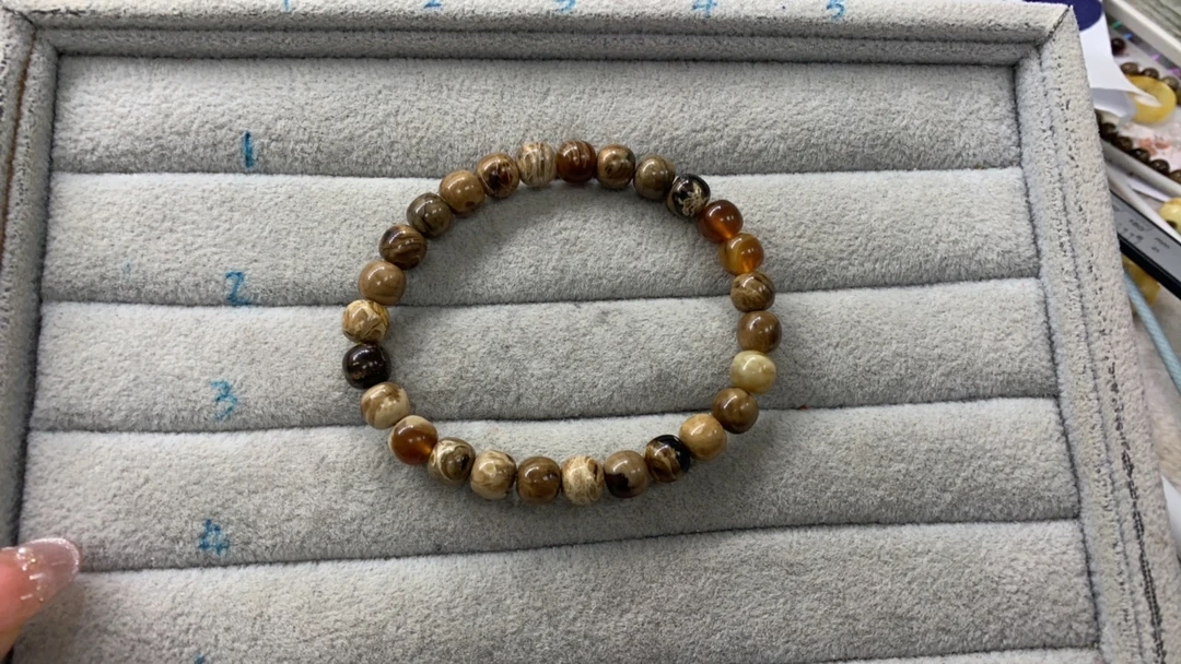 天然琥珀根珀手串