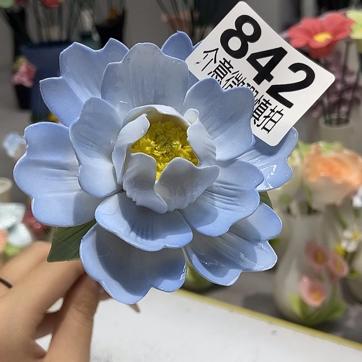 陶瓷纯手工捏花设计