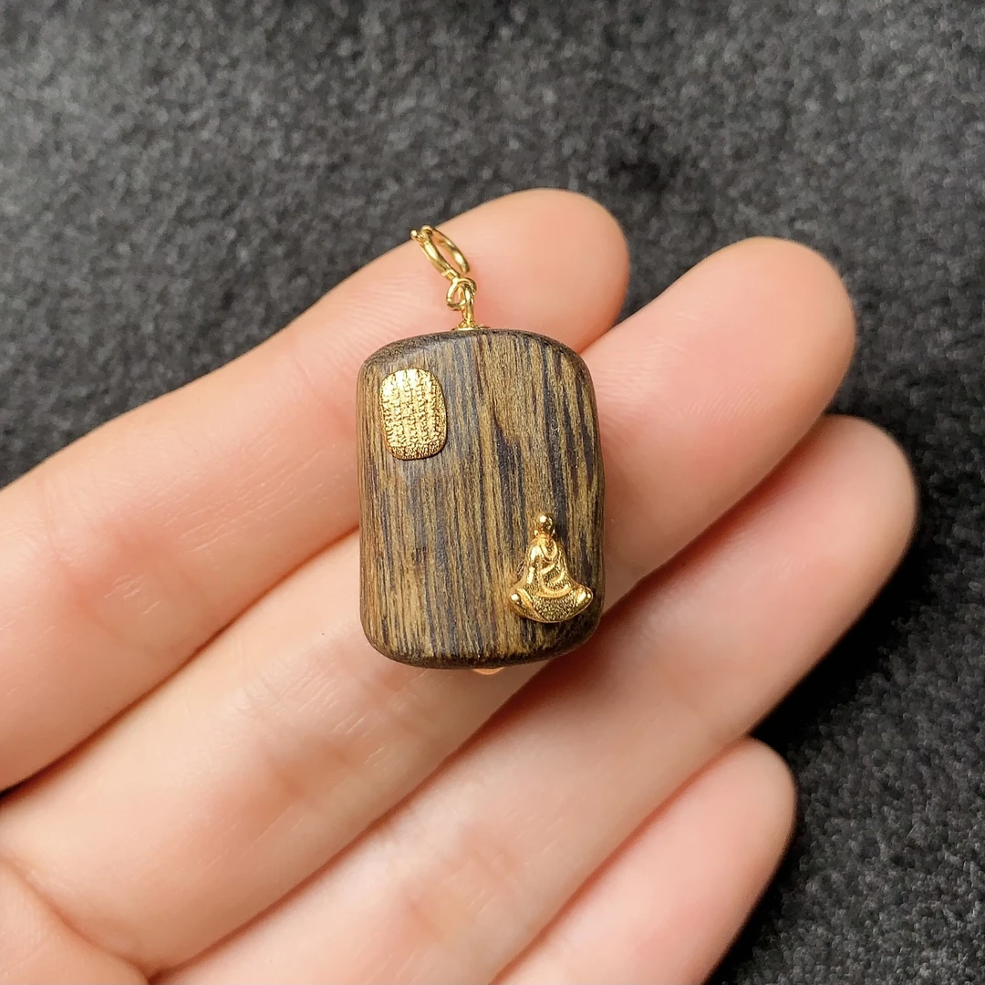 沉香【麦子家族新年大促】S925银吊坠百搭礼物 D1933