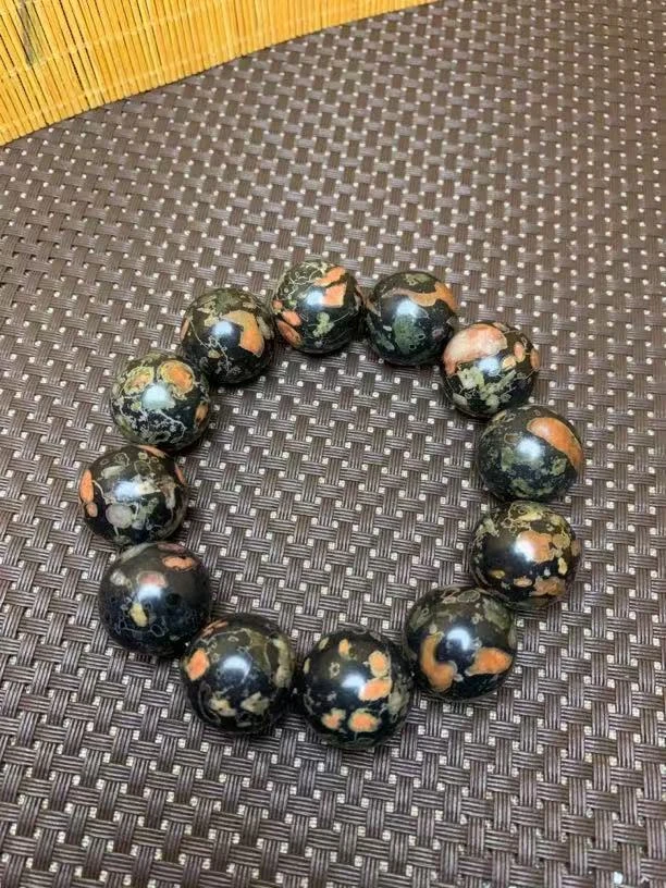 特色梅花玉安山岩玉手串手链国风特色百搭款珠链多样性发货一条