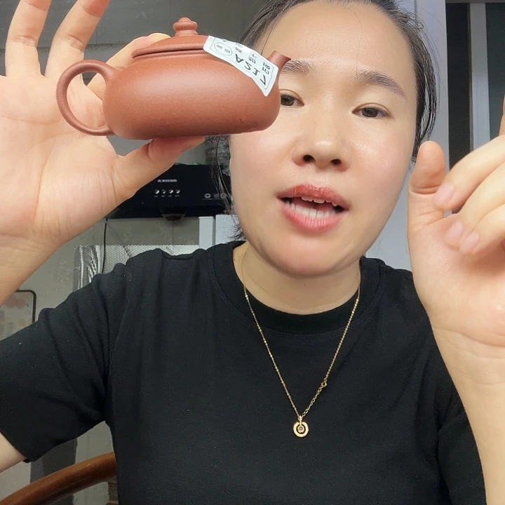 茶壶紫砂原矿半手工紫泥寒江200cc