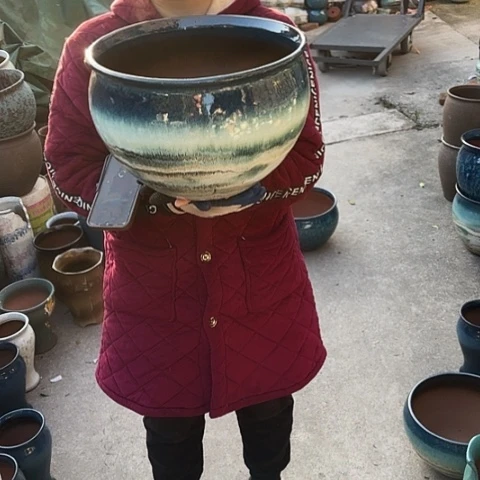 口30高21瑕疵盆子