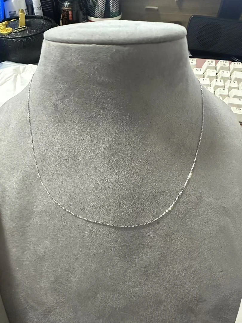 18k金au750素链B2499908903525