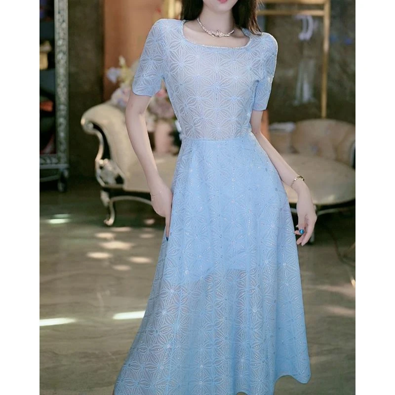 5-17【芭蕾舞曲】重工时尚显瘦气质连衣裙