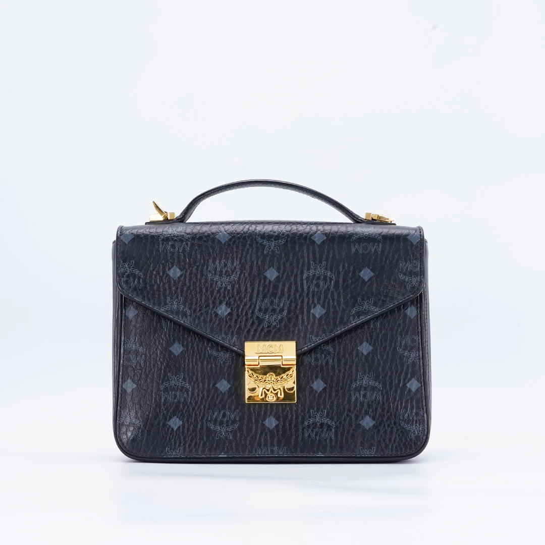 95新 MCM 【MCM专属】MCM 邮差包中号/BG22001510